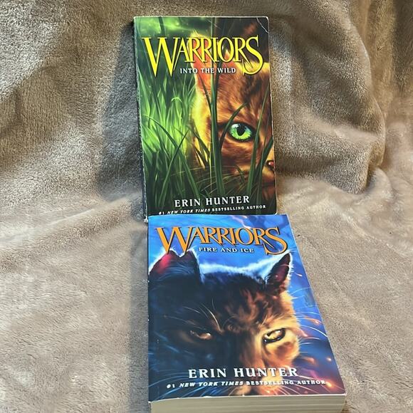 Two Warriors books by Erin Hunter. Fire and Ice, as well as Into the Wild - Picture 4 of 4